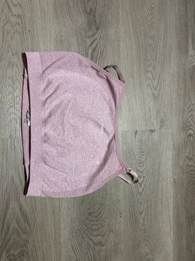 Gymshark Dusty Pink Heather Seamless Sports Bralette